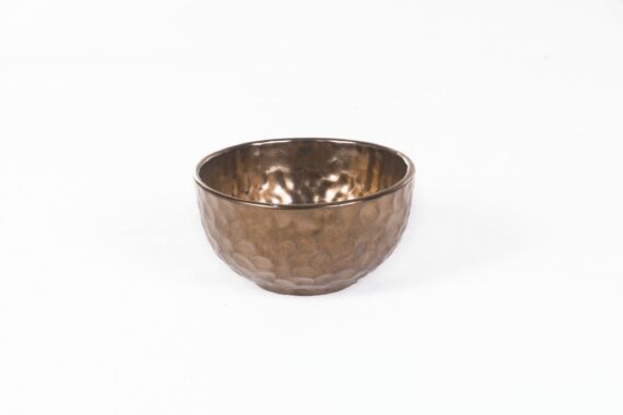 Dolni Studio handmade Ceramic Copper 4" Soup Bowl/Katori