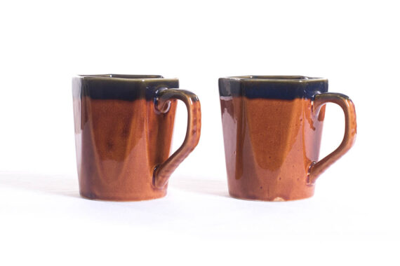 Dolni Studio Brown Glazed Mug ( Set of 2 )