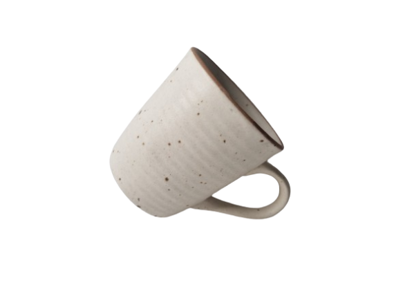 Dolni Studio Stoneware Handmade white Coffee Mug