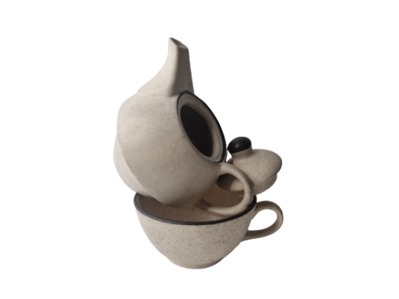 Dolni Studio Tea Pot With Cup CMDR